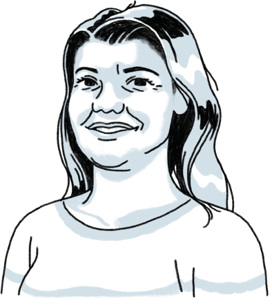 woman smiling